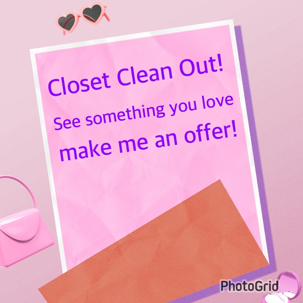 Closet Clean Out! Send me an offer!